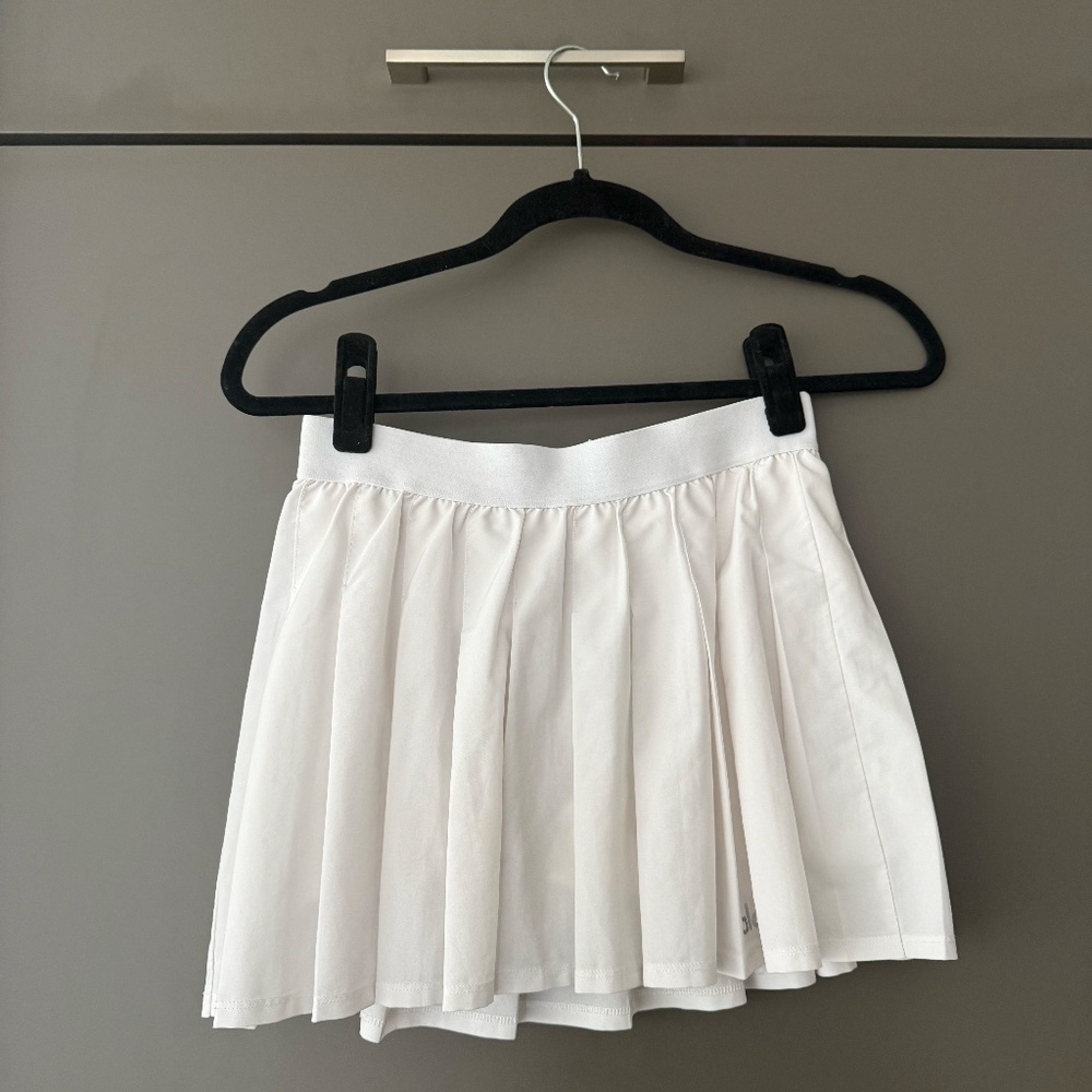 NWOT Alo Yoga Varsity Tennis Skirt Size XS - Picture 6 of 8